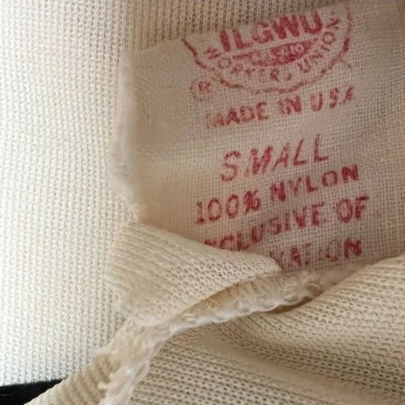 Vintage Union Made in USA Long Dressing Gown Nylon Size XXS/XS - Picture 10 of 14
